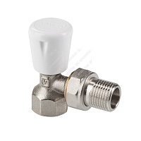 Клапан настроечный "Valtec" (ручной / угловой) (1/2") (Vt.017.N.04)